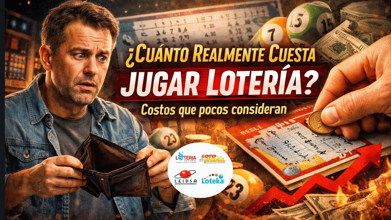 ¿Cuánto realmente cuesta jugar lotería? Costos que pocos consideran